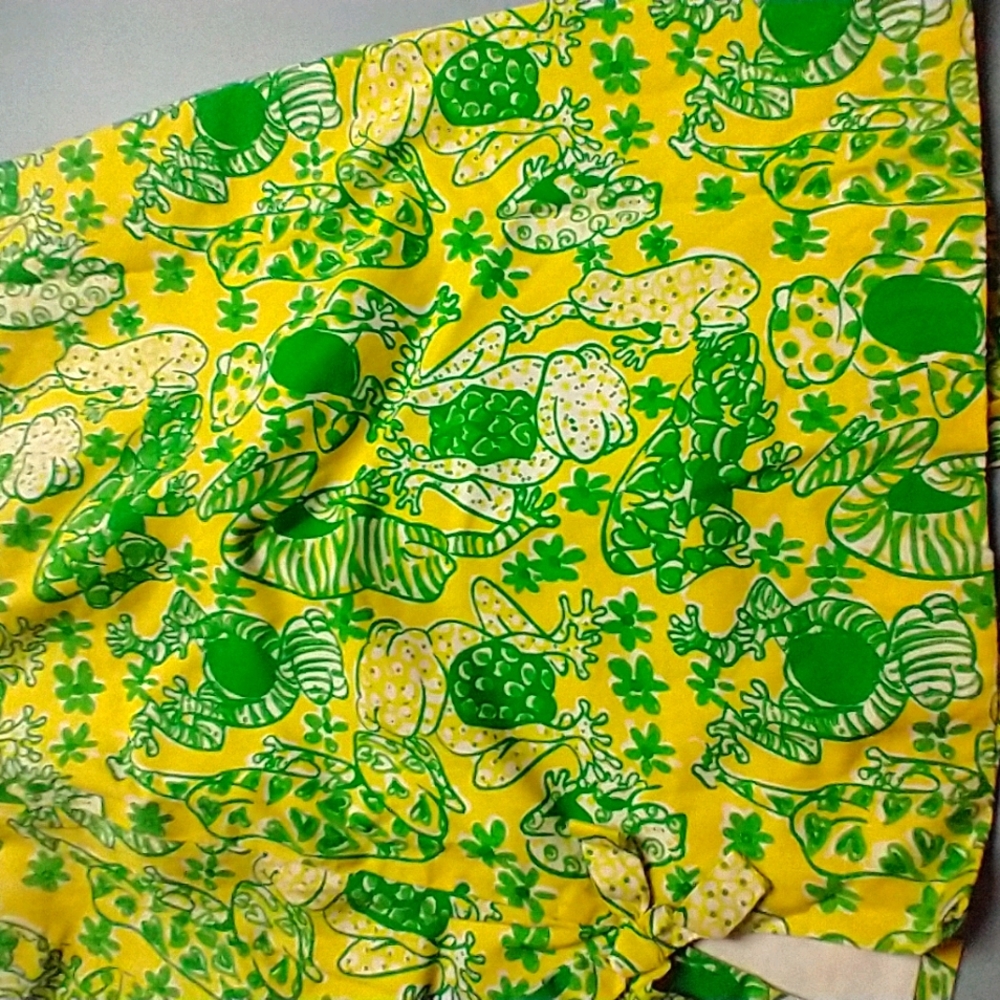 Lily Pulitzer frog skirt size 2